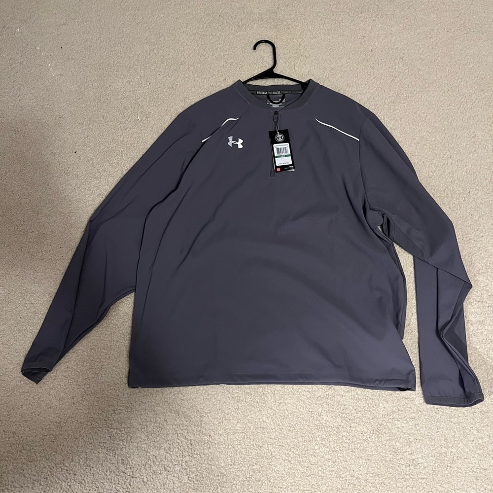Under Armour Gray Performance Jacket with Reflective Details